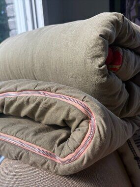 Vintage canvas sleeping bag